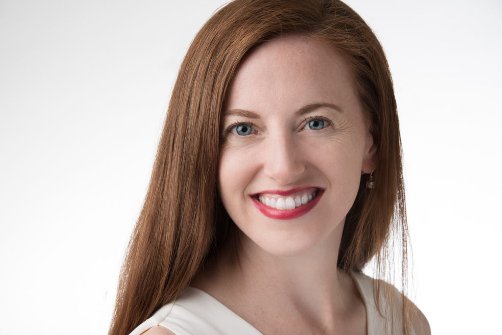 red hair women headshot